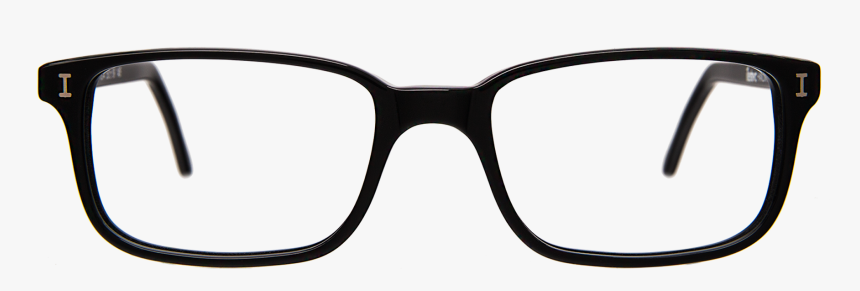 Rectangle Black Frame Glasses, HD Png Download, Free Download