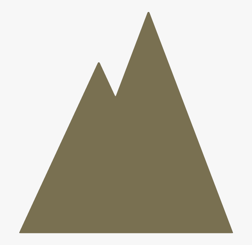 Green Mountain - Green Triangle Mountain Png, Transparent Png, Free Download