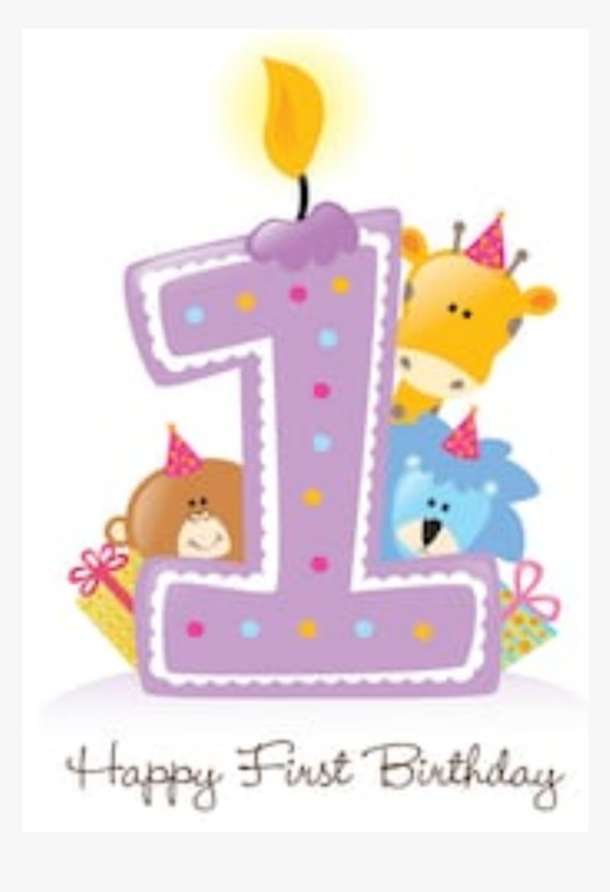 #1st #1st Birthday # Birthday - 1st Birthday Candle Png, Transparent Png, Free Download