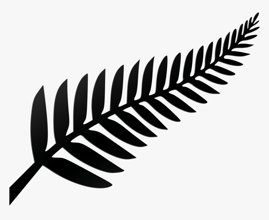 New Zealand Leaf Logo Clipart , Png Download - Silver Fern New Zealand Logo, Transparent Png, Free Download