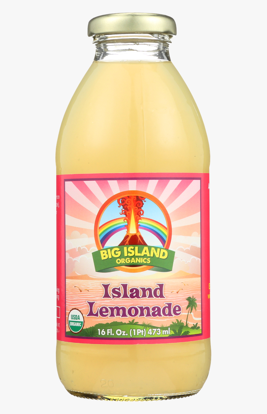 Islandlemonade16oz - Big Island Organics Island Lemonade, HD Png Download, Free Download