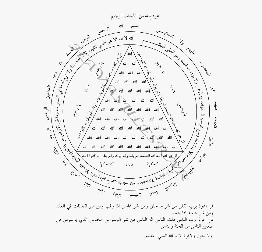 Islam Drawing Temple - Circle Stamps, HD Png Download, Free Download