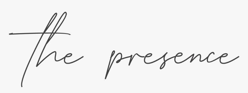 Presence Title Only Edit - Calligraphy, HD Png Download, Free Download