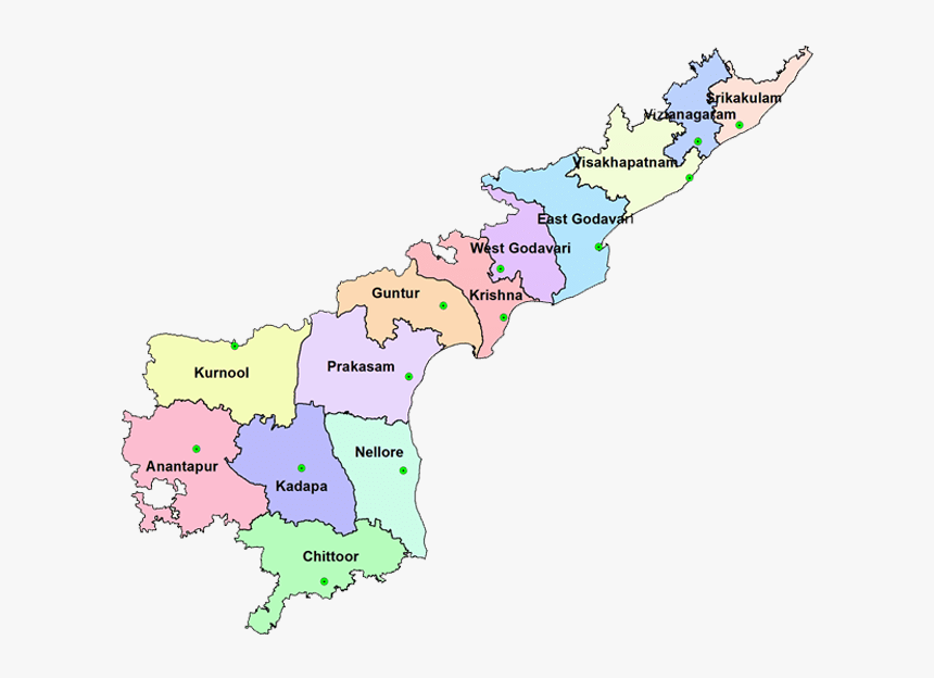 Andhra Pradesh Map - Andhra Pradesh Map Png, Transparent Png, Free Download