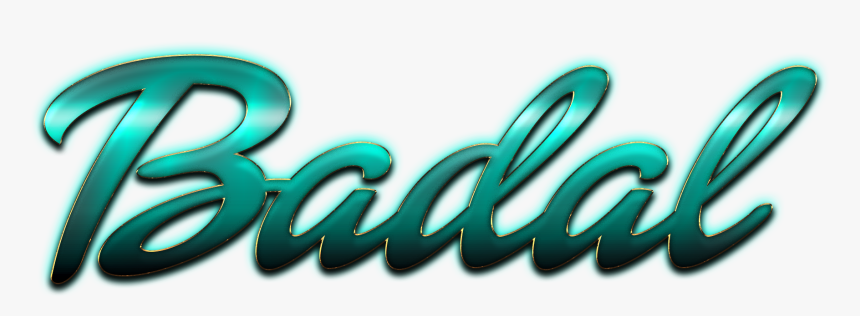 Badal Name Logo Png - Graphic Design, Transparent Png, Free Download
