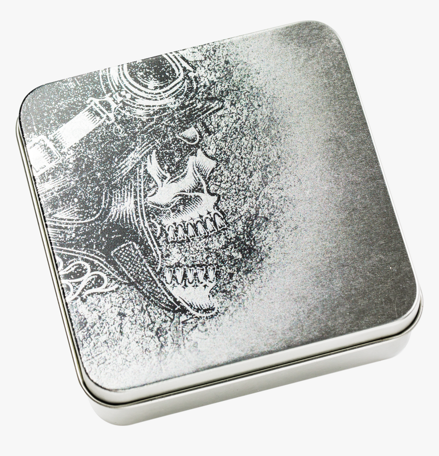 Biker Skull Shape 1 Oz Silver Coin $5 Palau - Silver, HD Png Download, Free Download