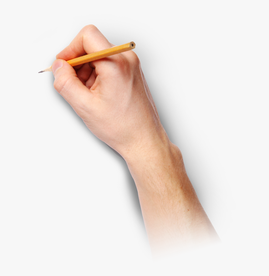 Hand Holding Pencil Png Download - Hand Holding Pencil Png, Transparent Png, Free Download