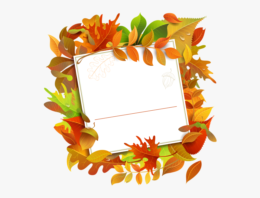 Fall Images, Borders And Frames, Frame Clipart, Photo - Fall Backgrounds Png Transparent, Png Download, Free Download