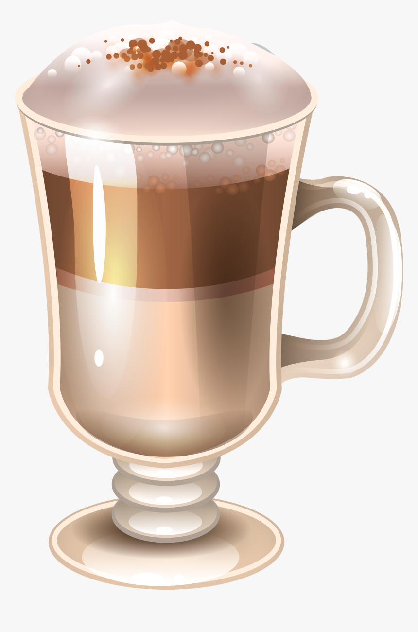Coffee And Milk Clipart Image - Coffee Drink Clipart, HD Png Download, Free Download