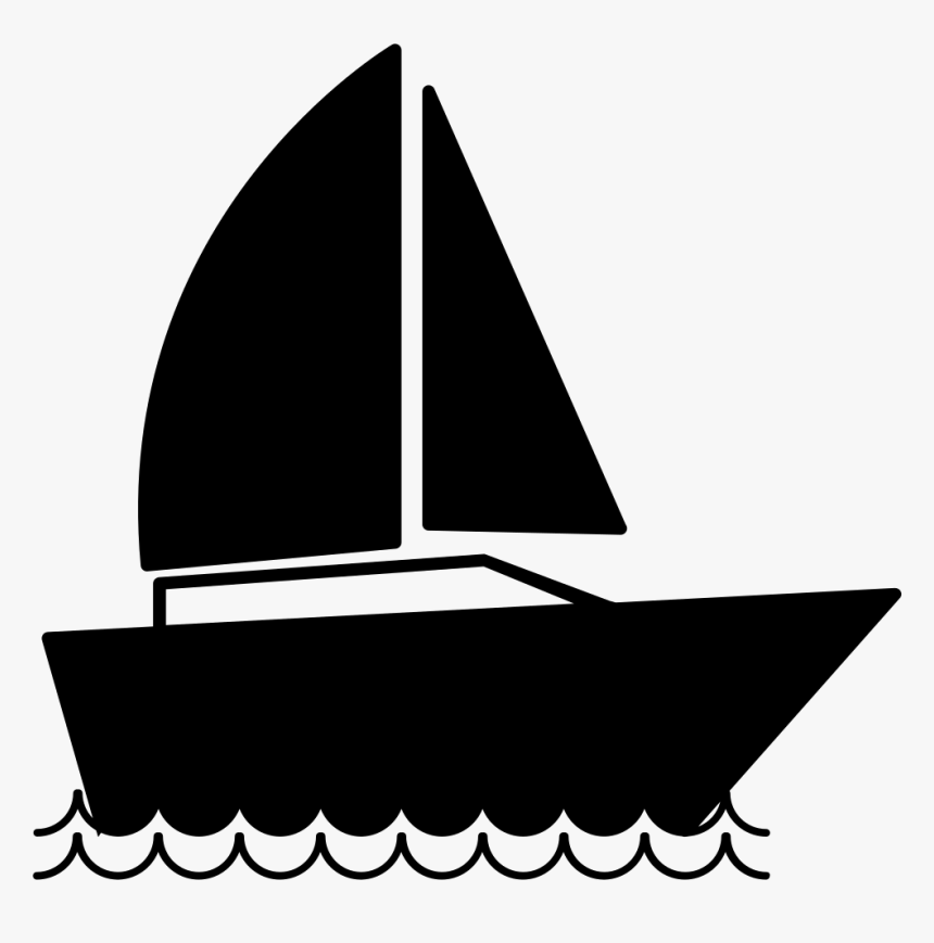 Hd Sail Boat Sailing - Simbolo Barca A Vela, HD Png Download, Free Download