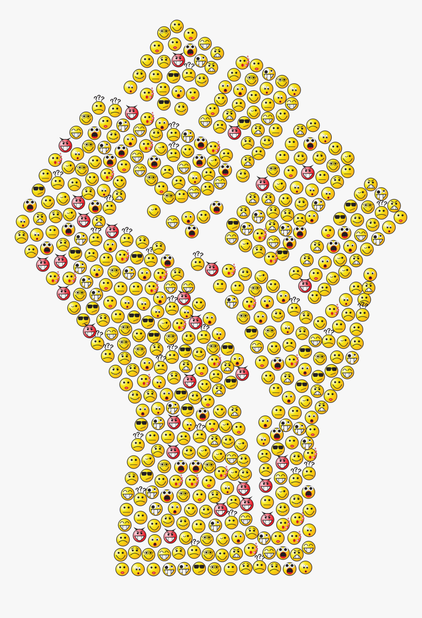 Fist Smileys Clip Arts - Emoji Tangan Mengepal, HD Png Download, Free Download