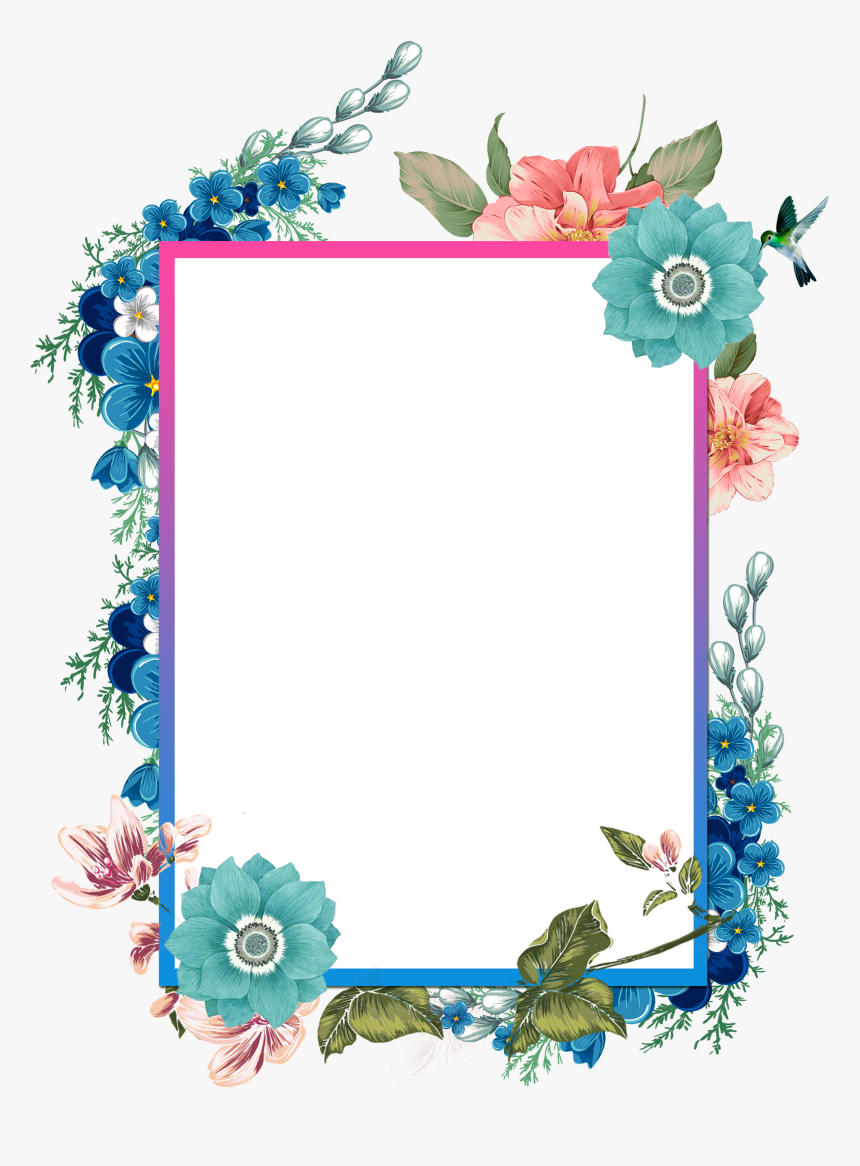And Beautiful Painted Hand Watercolor Frames Borders - Beautiful Borders And Frames, HD Png Download, Free Download