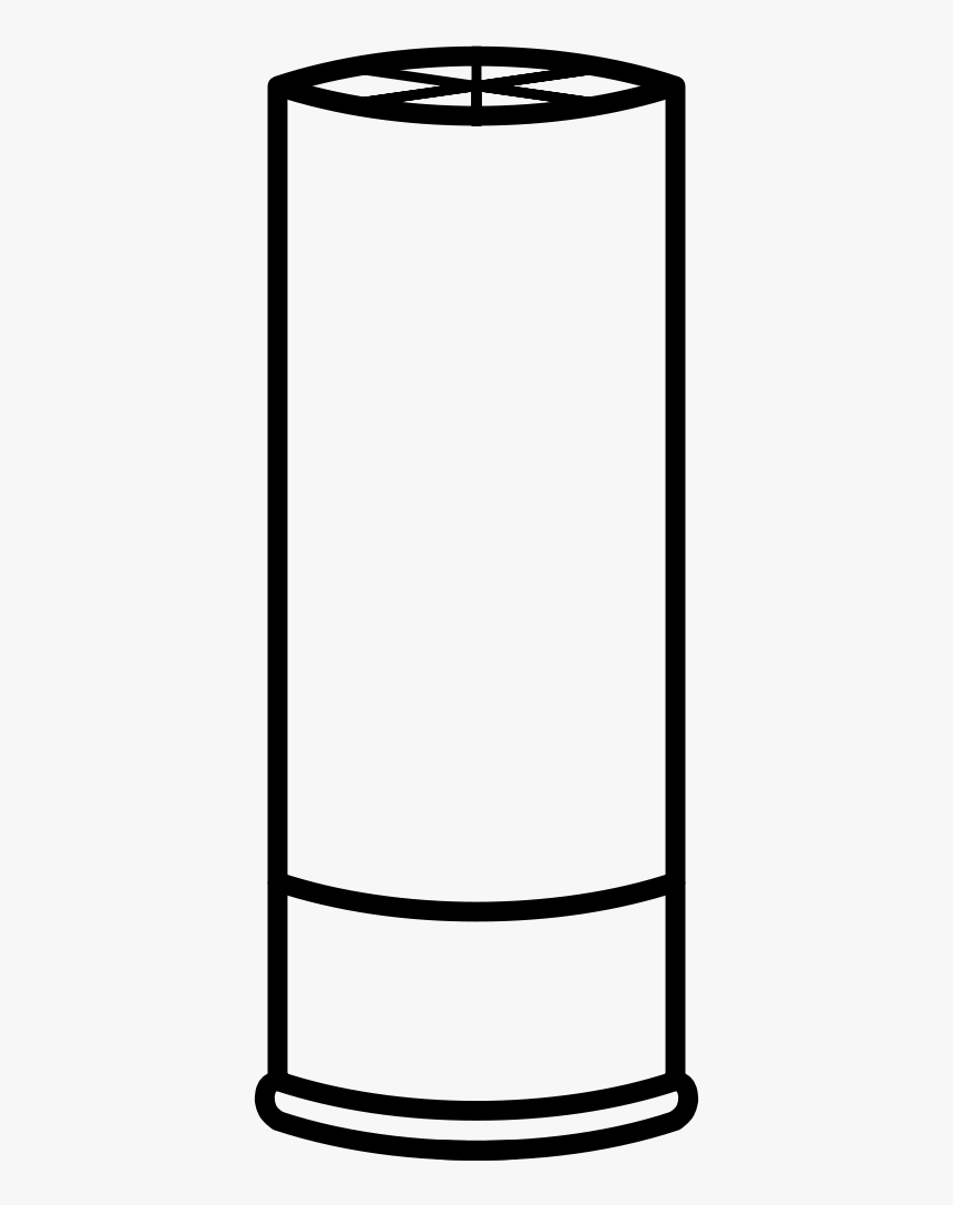 Shotgun Drawing Line Shell For Free Download - Shotgun Shell Clip Art, HD Png Download, Free Download