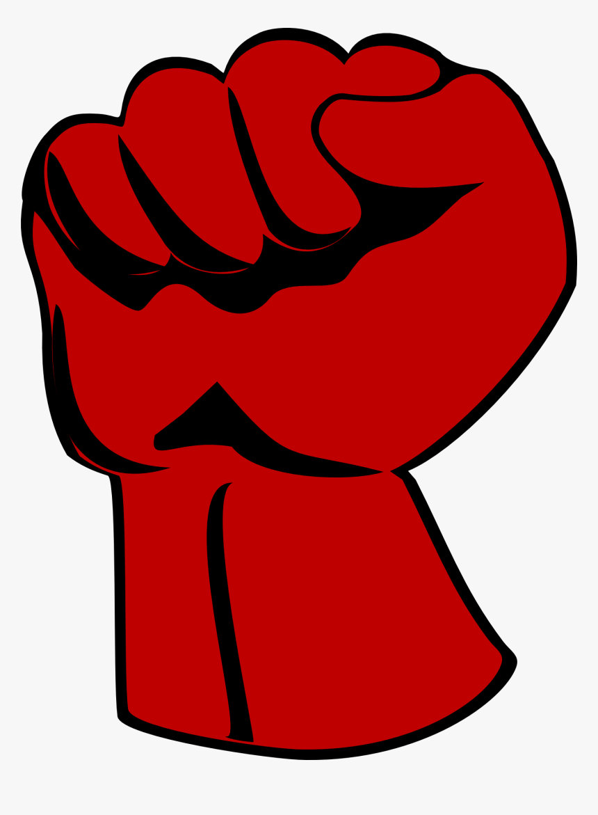 Red Fist Png, Transparent Png, Free Download