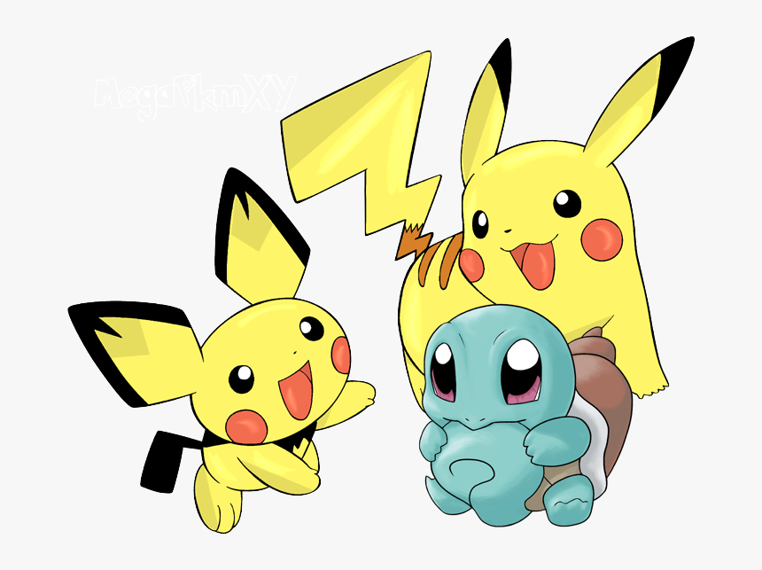 Pikachu And Pichu Coloring Pages, HD Png Download, Free Download