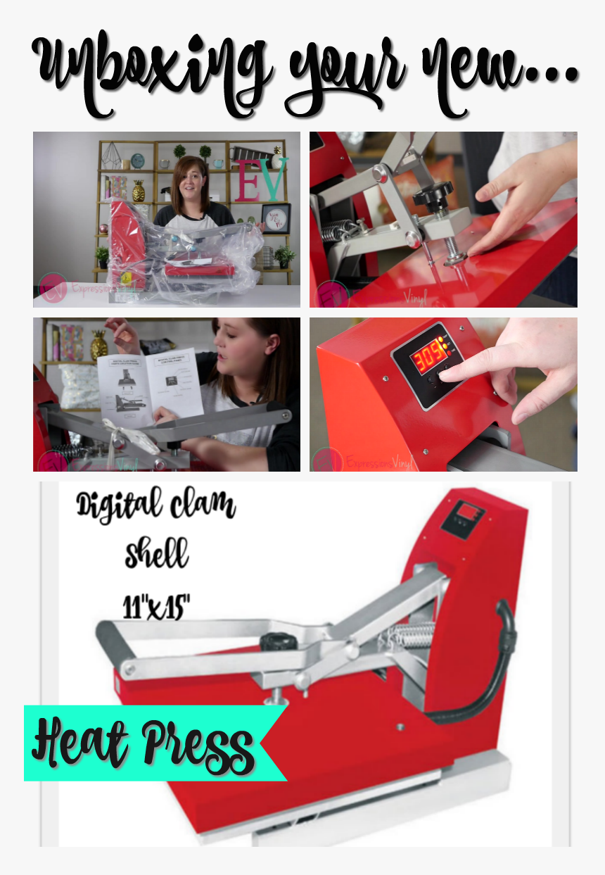 Siser Heat Press Unboxing - Poster, HD Png Download, Free Download