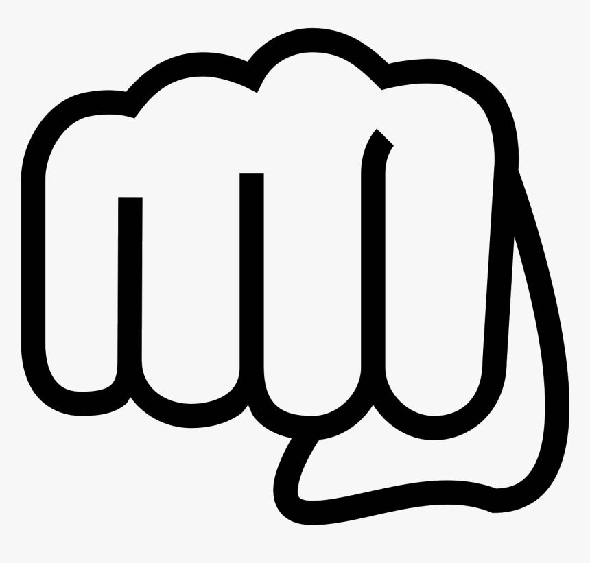 Fist Vector Punch - Punch Icon Png, Transparent Png, Free Download