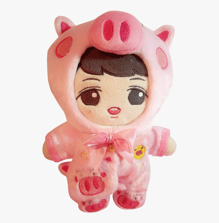 Pig Pig Baby Clothes Suit Peach Brother Can Lie Anime - Stuffed Toy, HD Png Download, Free Download