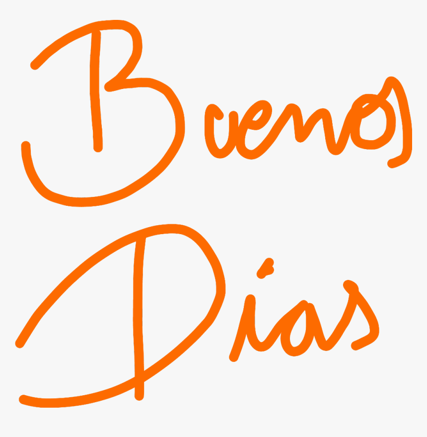 #buenos Dias - Calligraphy, HD Png Download, Free Download