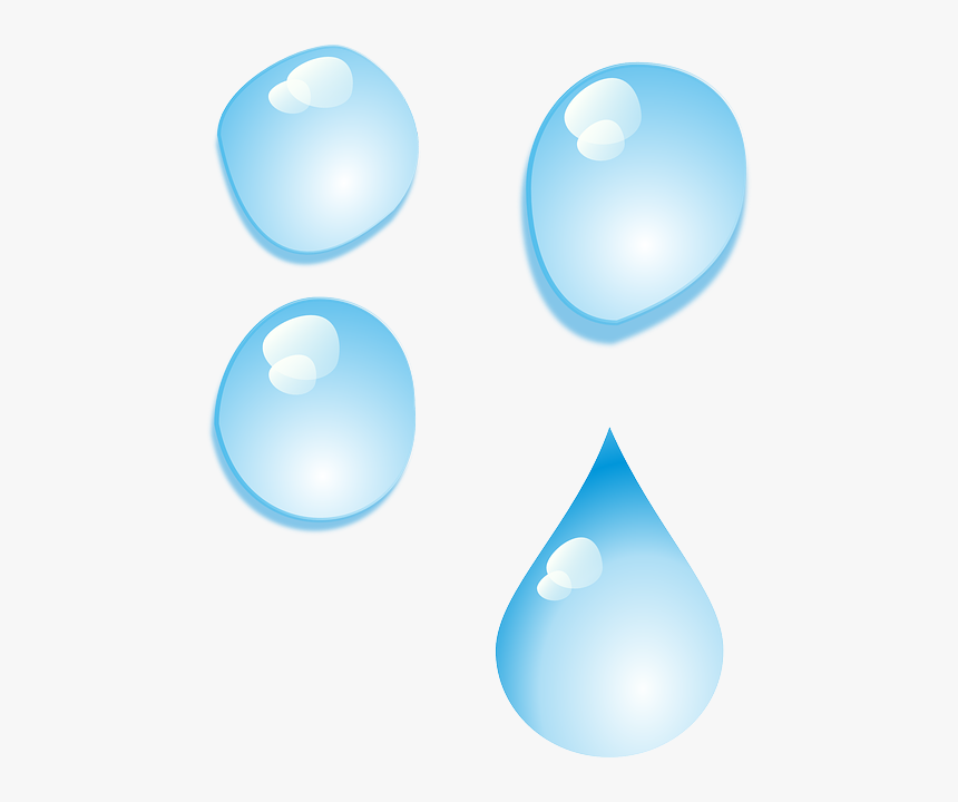 Set, Cartoon, Rain, Drop, Drops, Tear, Teardrop - Comic Tear, HD Png Download, Free Download