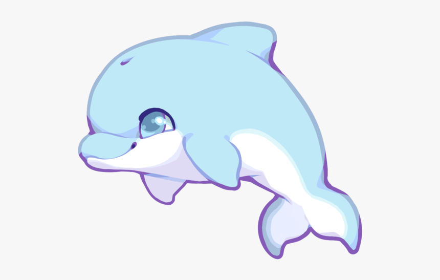 Collection Of Dolphin - Cute Drawings Of Dolphins, HD Png Download, Free Download