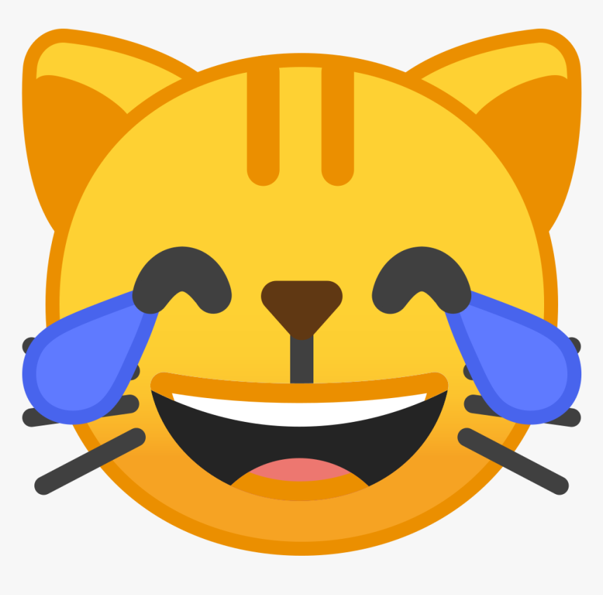 Cat Face With Tears Of Joy Icon - Mad Cat Emoji, HD Png Download, Free Download