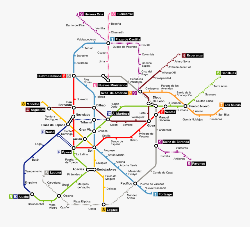 Madrid Metro, HD Png Download, Free Download