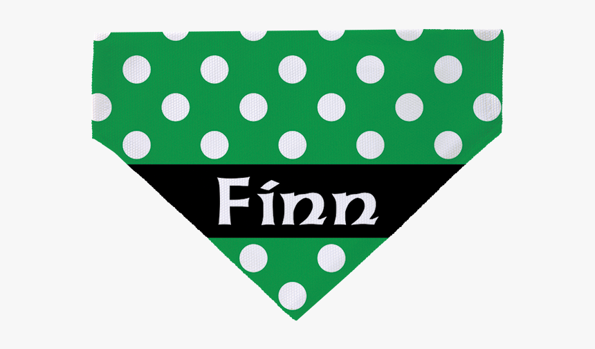 Green Dotted Irish Inspired Pet Scarf"
title="green - Polka Dot, HD Png Download, Free Download