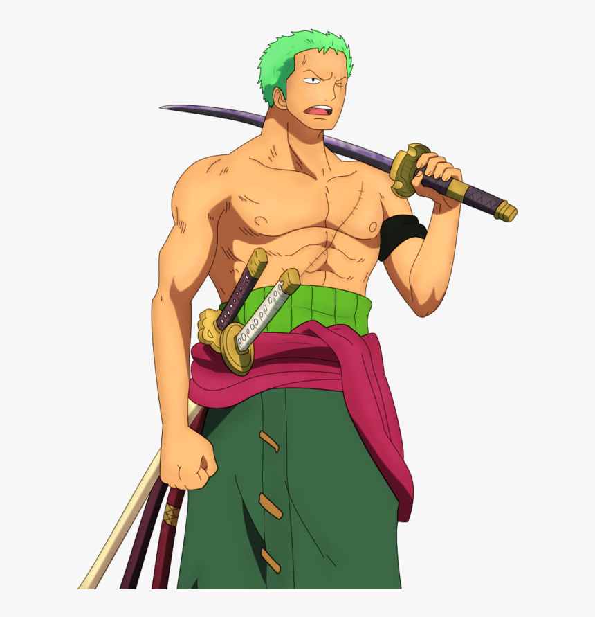 Puppets Wax Museum Comic Strip Free Transparent Image - One Piece Zoro Muscles, HD Png Download, Free Download