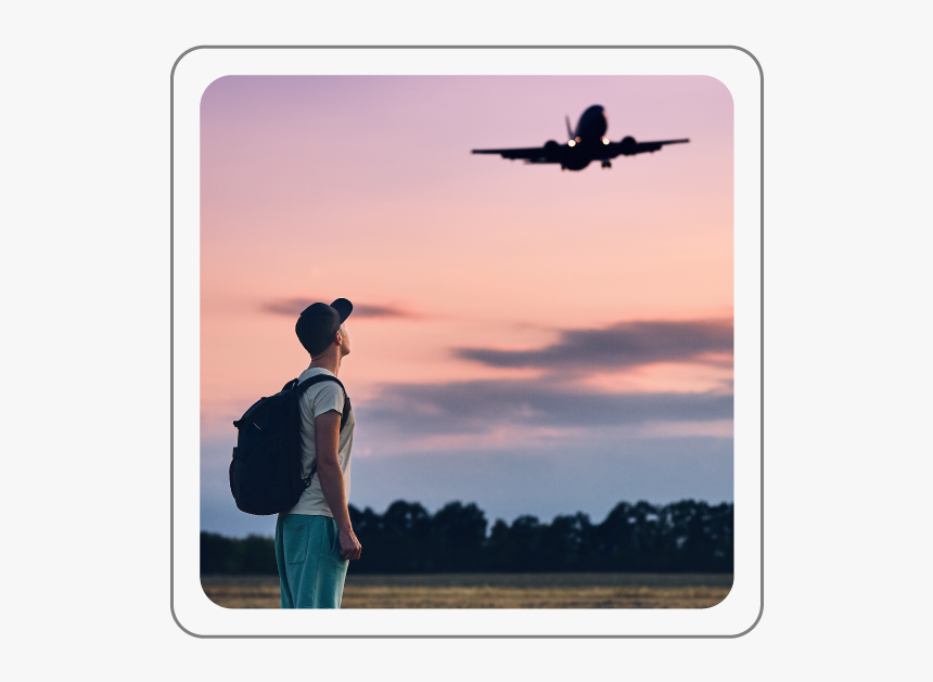 Watching Airplanes, HD Png Download, Free Download