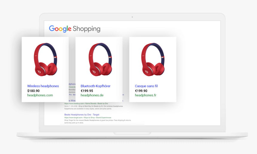 Google Shopping - Headphones, HD Png Download, Free Download