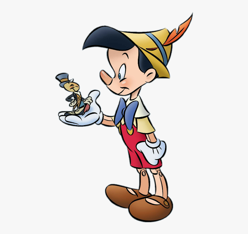 Pinocchio And Jiminy Cricket Fanart Clipart , Png Download - Disney Pinocchio Fan Art, Transparent Png, Free Download