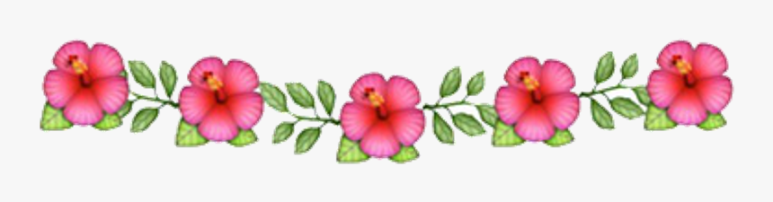 Flowercrown Emojiflowercrown Emoji Tumblr - Emoji Flower Crown Png, Transparent Png, Free Download