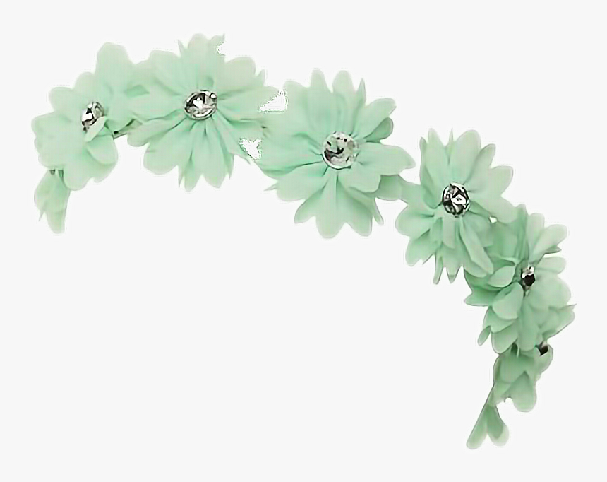 Green Flower Crown Png, Transparent Png, Free Download