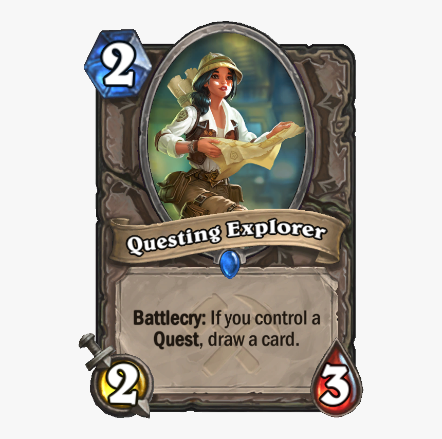 Hearthstone Saviors Of Uldum - Questing Explorer Hearthstone, HD Png Download, Free Download