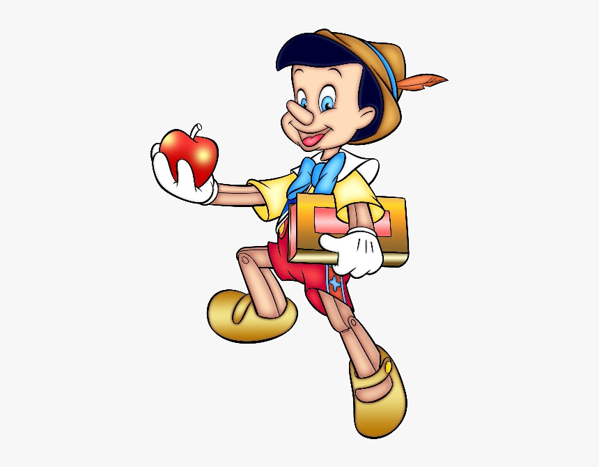 Pinocchio Images Page - Pinocchio Going To School, HD Png Download, Free Download