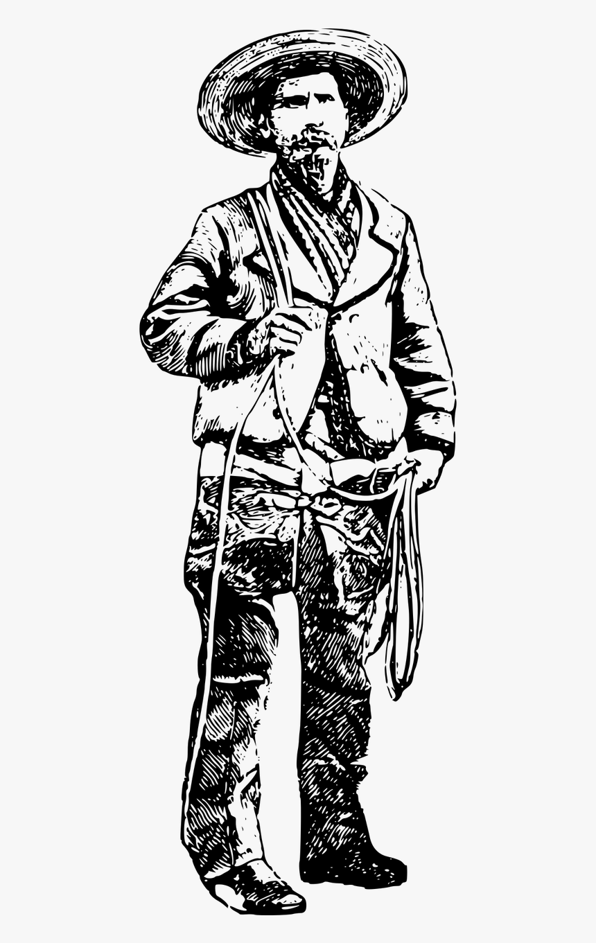 Drawing Of A Mexican Man - Mexican Man Png, Transparent Png, Free Download