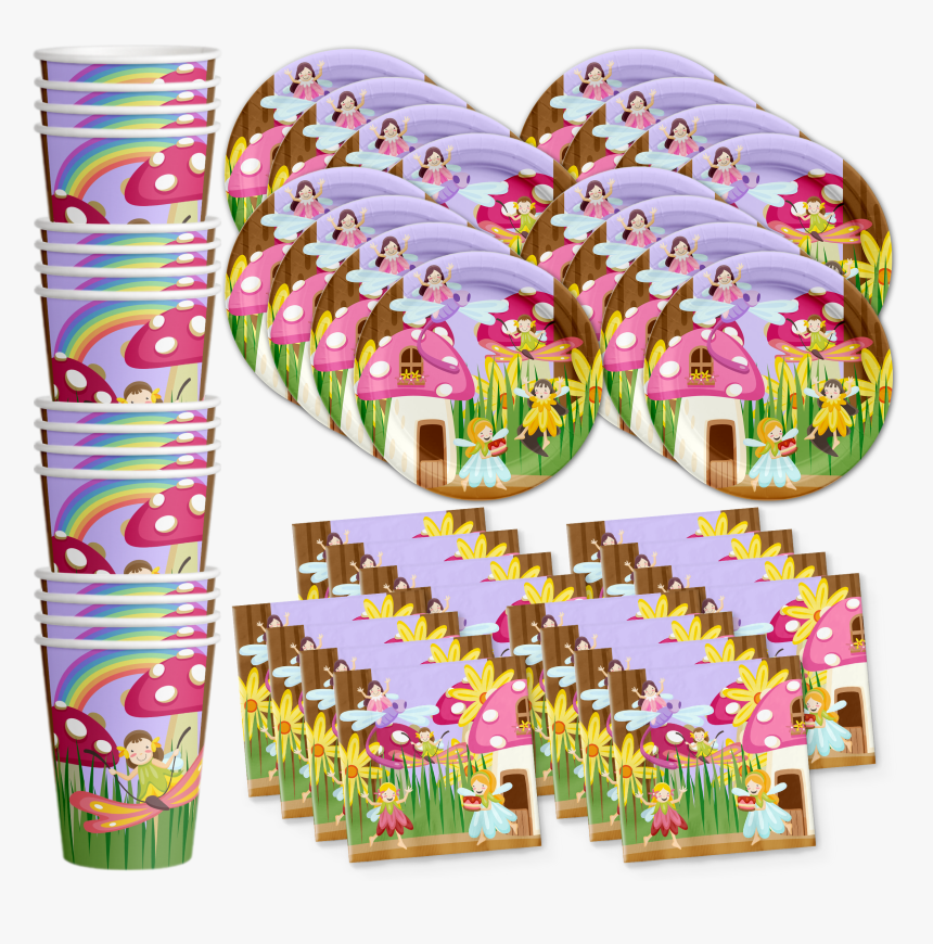 Fairy Garden Party Plates, HD Png Download, Free Download