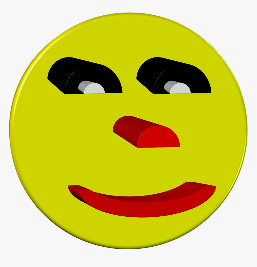 Smiley 3d Nose Free Picture - Smiley, HD Png Download, Free Download