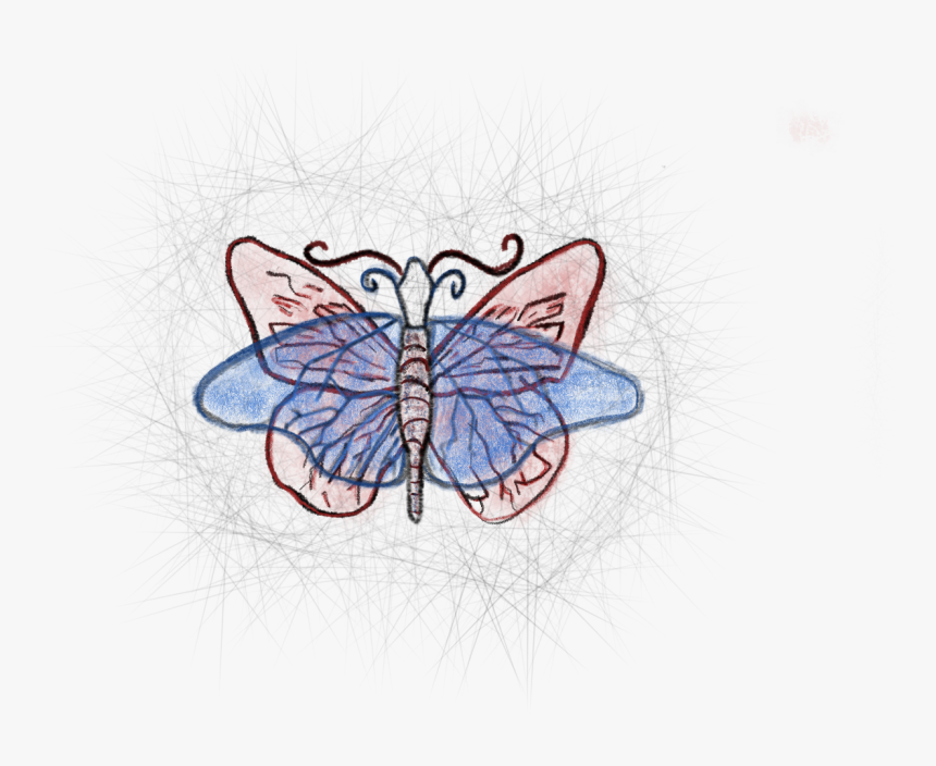 Cleaned Version In Photoshop - Butterfly, HD Png Download, Free Download