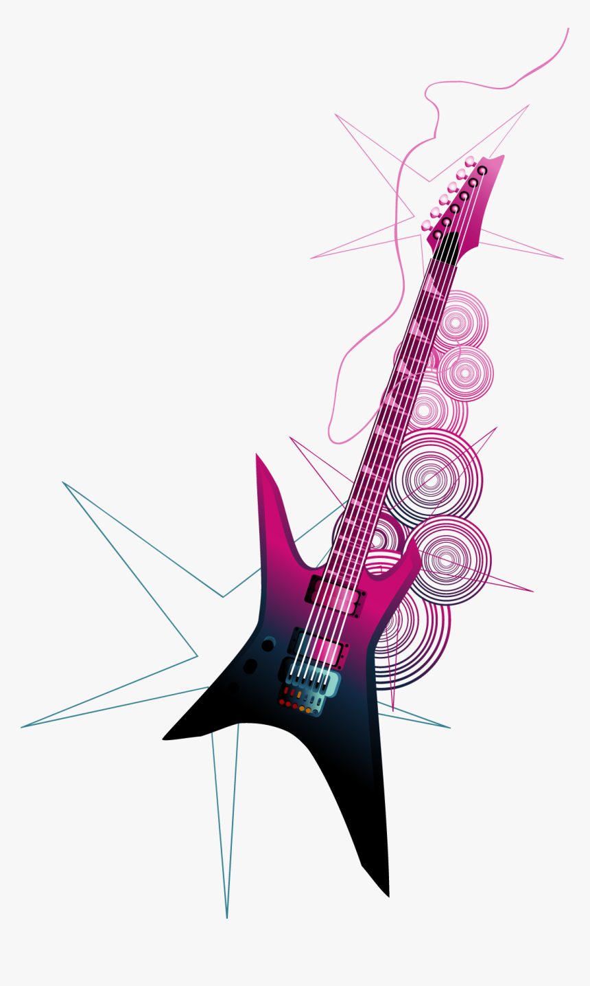 Transparent Guitar Clip Art - Electric Guitar Artwork Png, Png Download, Free Download