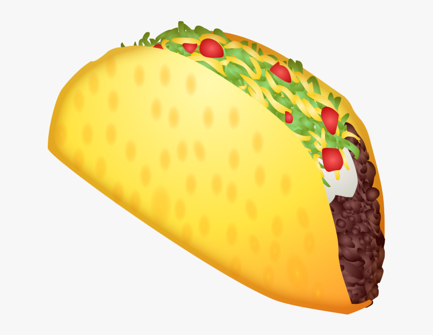 Transparent Polish Food Clipart - Transparent Background Emoji Taco, HD Png Download, Free Download