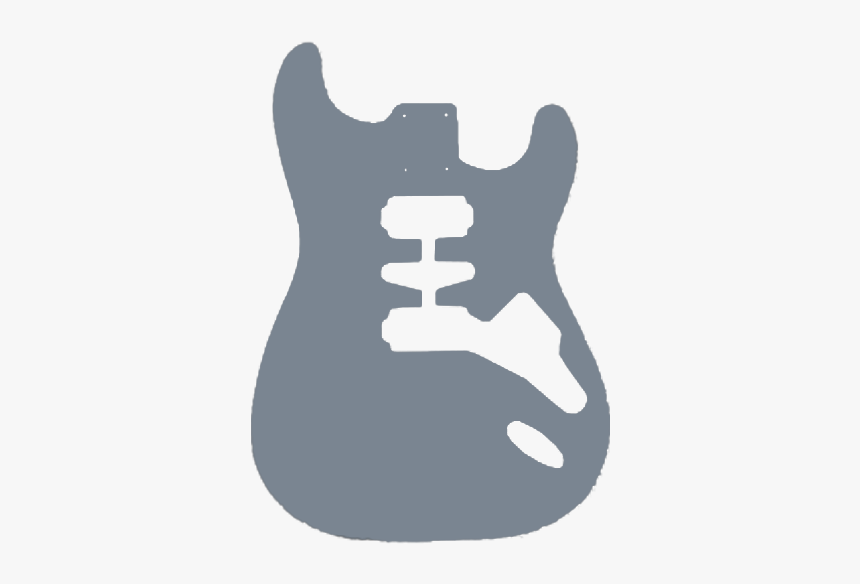 Molde De Guitarra De Carton Para Imprimir, HD Png Download, Free Download