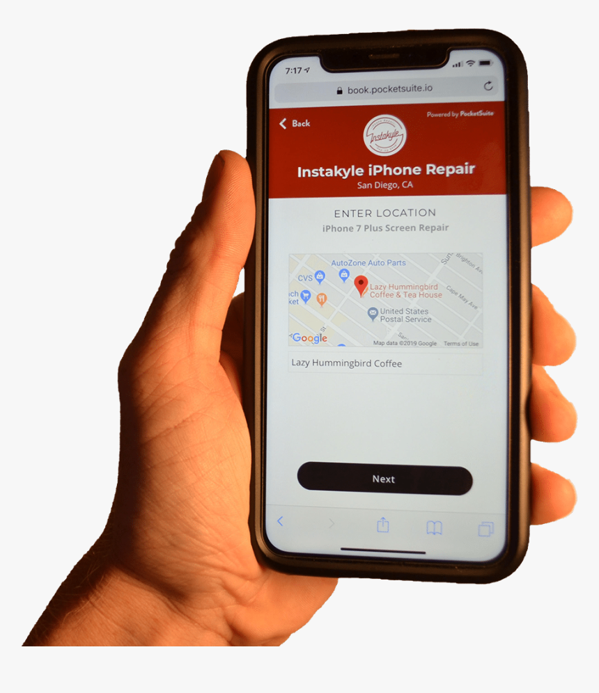 Enter The Location Of Phone Repair When Booking Your - Iphone, HD Png Download, Free Download
