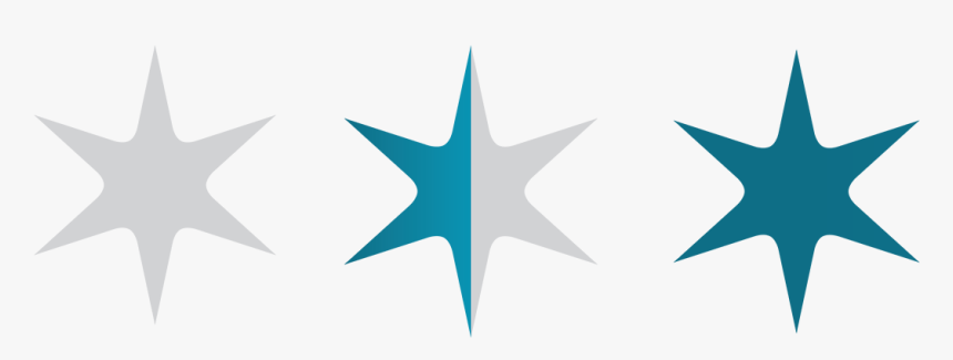 Rating Star Images Png - Chicago Flag Skyline Vector, Transparent Png, Free Download