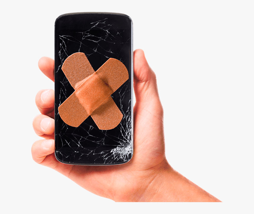 Why Us - Cracked Screen Phone, HD Png Download, Free Download