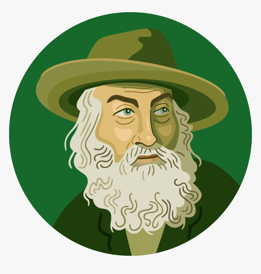 Walt Whitman Illustration Png, Transparent Png, Free Download