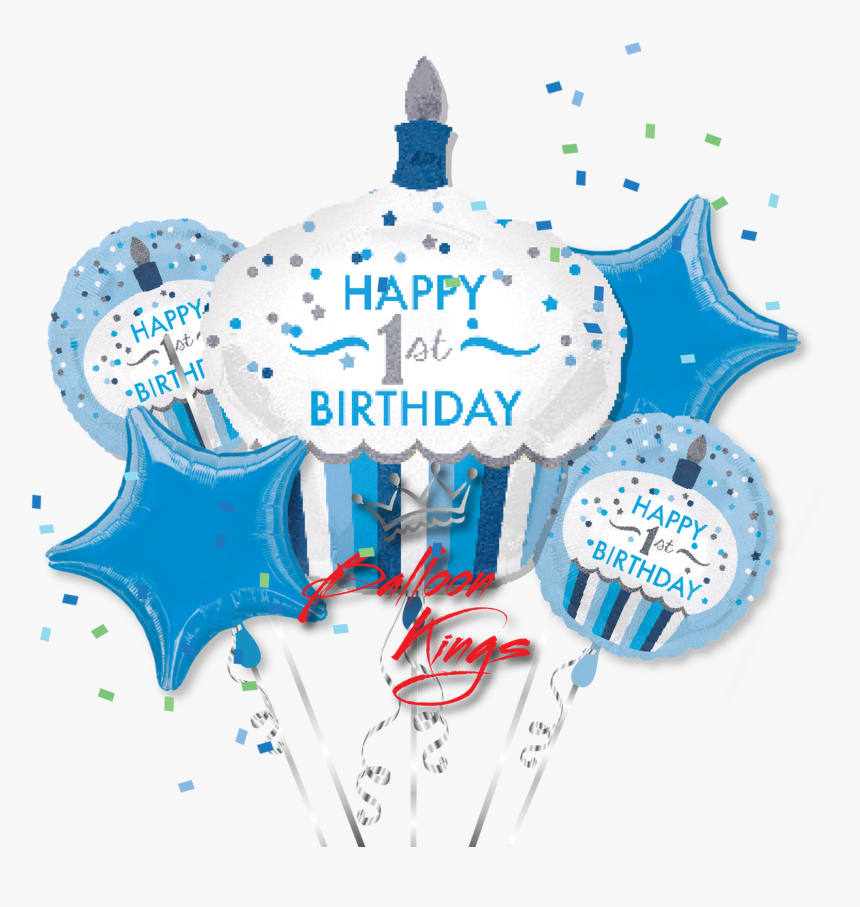 1st Birthday Boy Cupcake Bouquet, HD Png Download, Free Download