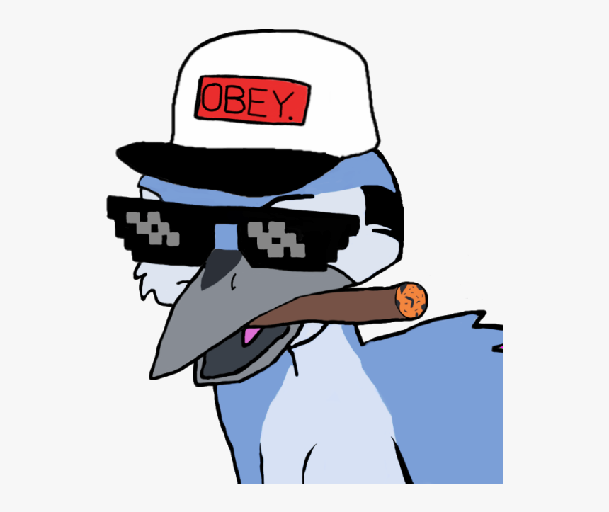 Mordecai Smoking Cigar-ydb552 - Pyrocynical Mordecai, HD Png Download, Free Download