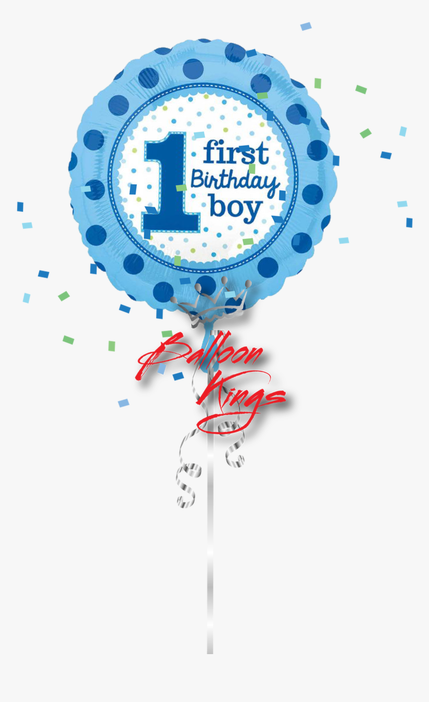 1st Birthday Boy - 1st Birthday Boy Balloons Png, Transparent Png, Free Download
